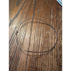 Vintage Sterling Silver 925 Mexico ATI Fixed 16" Chocker Necklace Omega